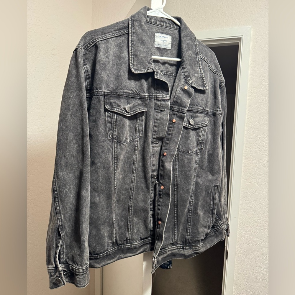Old Navy Charcoal Denim Jacket